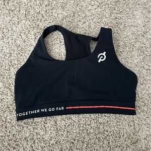 Peloton Black Athletic Tank Top